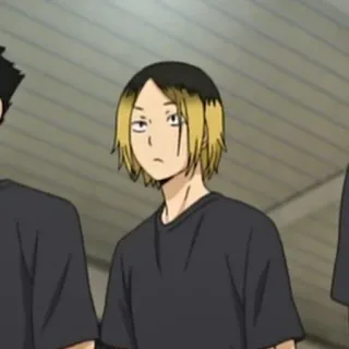 🏐 Kenma Kozume Haikyuu!! Anime, Volleyball, Manga, Personnage telegram sticker