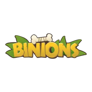 🤝 Binions binions, logo, os, dessin animé, texte telegram sticker