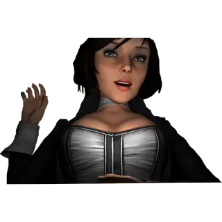 ❤ Elizabeth BioShock Infinite Видеоигра, Персонаж, Элизабет, Bioshock Infinite telegram sticker