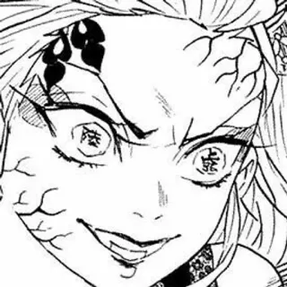 💄 Daki Demon Slayer 动漫, 恶魔, 堕姬, 鬼灭之刃, 角色, 漫画 telegram sticker