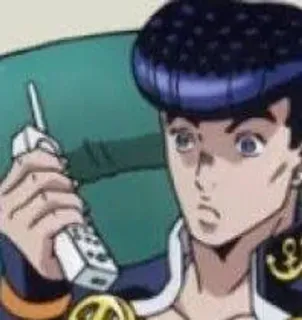 💎 Josuke Higashikata JoJo's Bizarre Adventure อนิเมะ, มังงะ, โจโจ้, โจสุเกะ, โทรศัพท์ telegram sticker