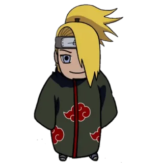 Мини Акацуки telegram stickers