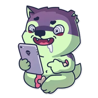 📱 Cartoon, Tier, Monster, Fantasy, Humor whatsapp sticker