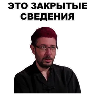 🙊 ЭТО ЗАКРЫТЫЕ СВЕДЕНИЯ telegram sticker