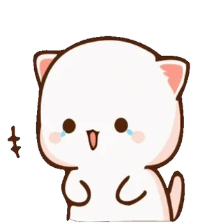 🥺 gatto, carino, sticker, piangere, emoji, kawaii, gatto pesca telegram sticker