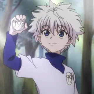 ⚡️ Killua Zoldyck Hunter x Hunter Аниме, Киллуа, Hunter x Hunter, Персонаж, Мультфильм telegram sticker