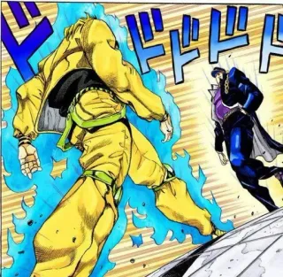 🚶 Dio JoJo's Bizarre Adventure 애니메이션, 격투, 만화, 디오, 죠죠, 죠타로 telegram sticker