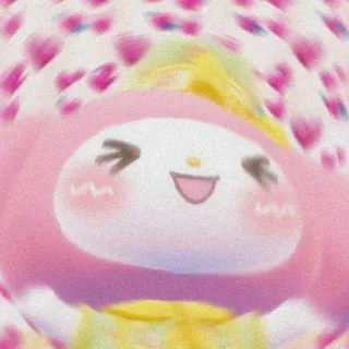 🪐 My Melody มายเมโลดี้, ซานริโอ้, น่ารัก, คาวาอิ, การ์ตูน, สีชมพู, หัวใจ telegram sticker