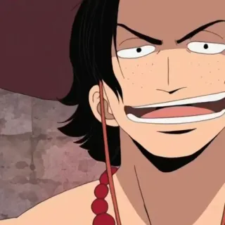 ⛓️ Ace One Piece 애니메이션, 원피스, 에이스, 캐릭터, 만화 telegram sticker