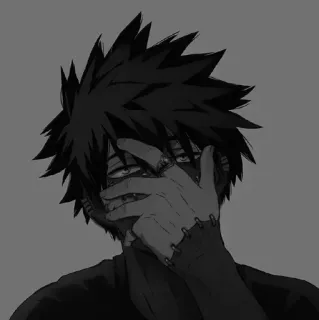 🔥 Dabi My Hero Academia anime, dabi, my hero academia, villain, fanart telegram sticker