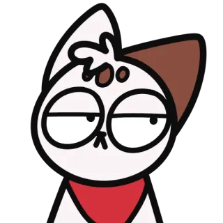 😒 漫画, 猫, 動物, ペット, ステッカー telegram sticker