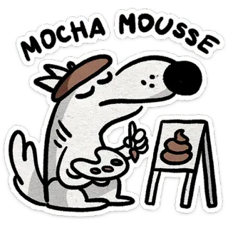Пёс @stickers_vk whatsapp stickers