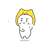 😤 卡通, 角色, 可爱, 黄色, 卡哇伊 telegram sticker