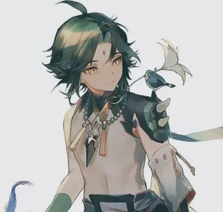 🌟 Xiao Genshin Impact Anime, Video game, Genshin Impact, Xiao, Personagem, Fanart telegram sticker