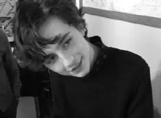 🕳 Timothée Chalamet celebrità, attore, ritratto, bianco e nero, uomo, bello telegram sticker