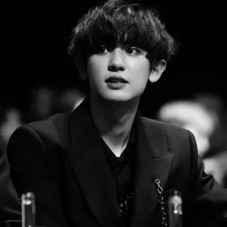 🕷 kpop, idol, exo, chanyeol, singer, actor, fashion, suit whatsapp sticker