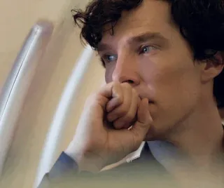 🙁 Sherlock Holmes Sherlock sherlock holmes, benedict cumberbatch, actor, tv show, mystery, detective telegram sticker