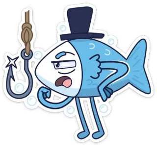 mr. Fish :: @AuthorStickers telegram stickers