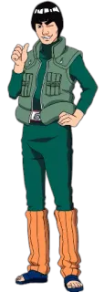 👍 Might Guy Naruto อนิเมะ, ตัวละคร, ไมท์ ไก, นารูโตะ telegram sticker
