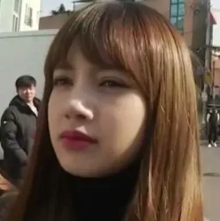 😐 Lisa Lisa, K-Pop, Blackpink, singer, celebrity telegram sticker