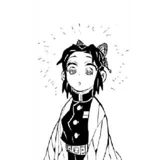 😂 Shinobu Kocho Demon Slayer anime, manga, demon slayer, shinobu kocho, cute, sticker telegram sticker
