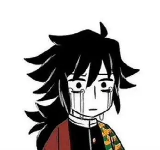 😢 Giyu Tomioka Demon Slayer Anime, Manga, Triste, Chibi, Demon Slayer, Giyu Tomioka whatsapp sticker