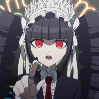 🃏 Celestia Ludenberg Danganronpa Anime, Personagem, Gótico, Garota, Danganronpa, Celestia Ludenberg telegram sticker