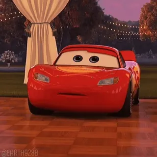 😧 Lightning McQueen Cars Flash McQueen, Cars, Pixar, Disney, voiture dessin animé, animé, film, personnage telegram sticker