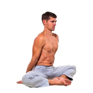 🧘‍♂️ Йога, Мужчина, Поза, Фитнес, Упражнение, Медитация telegram sticker