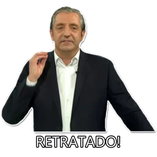 😵 RETRATADO! whatsapp sticker