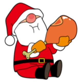 Santa Claus @StikerDi telegram stickers