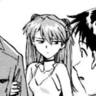 🙁 Asuka Langley Soryu Neon Genesis Evangelion Anime, Manga, Personnage, Evangelion, Asuka telegram sticker