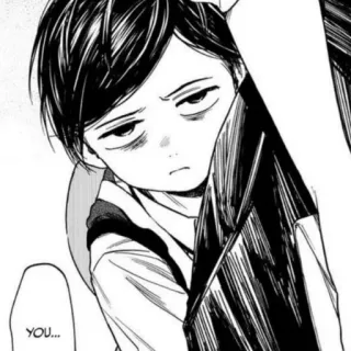 🌚 YOU... Manga, Fumetto, Triste, Anime, Tu whatsapp sticker