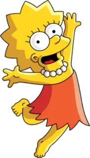 Lisa Simpsons telegram stickers