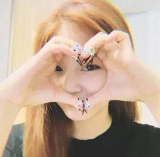 🍦 mulher, coração, amor, menina, retrato, selfie telegram sticker