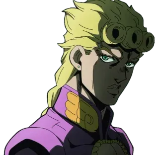 😶 Giorno Giovanna JoJo's Bizarre Adventure Anime, Giorno, Jojo, Manga, Charakter, Golden Wind whatsapp sticker