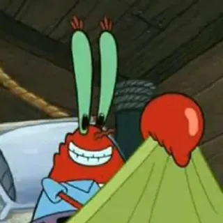 😣 Mr. Krabs SpongeBob SquarePants Dessin animé, Crabe, Personnage, Bob l'éponge telegram sticker
