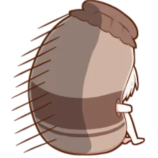 😔 Cartoon, Figur, Pflanze, Ei whatsapp sticker