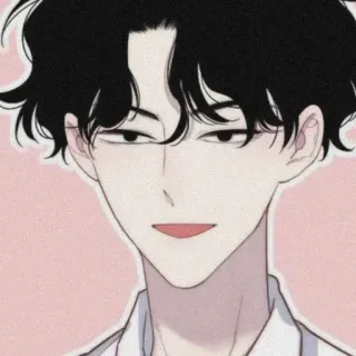 🖋 anime, kartun, anak laki-laki, pria, karakter, potret telegram sticker