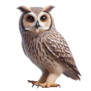 🌍 owl, bird, nature, wildlife, animal, avian telegram sticker