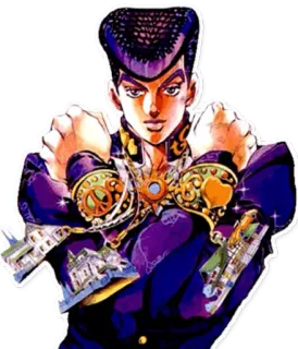 💎 Josuke Higashikata JoJo's Bizarre Adventure anime, manga, josuke, jojo telegram sticker