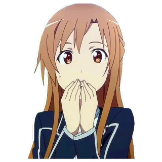 😳 Asuna Yuuki Sword Art Online Anime, Ragazza, Personaggio, Sword Art Online, Asuna telegram sticker