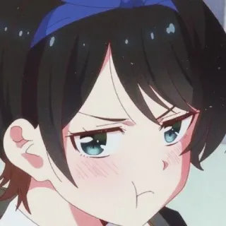 🎭 Ruka Sarashina Rent-A-Girlfriend Anime, Cô gái, Biểu cảm, Dễ thương, Hoạt hình, Ruka Sarashina, Rent-A-Girlfriend whatsapp sticker