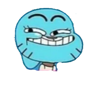 😏 Gumball Watterson The Amazing World of Gumball Cartoon, Katze, Gumball, The Amazing World of Gumball, animiert, lustig whatsapp sticker