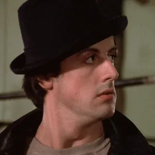 🥀 Rocky Balboa Rocky boxing, movie, sports, stallone, actor telegram sticker