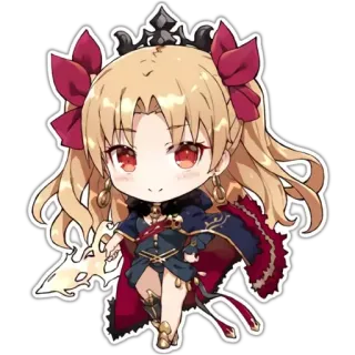 🙂 Ereshkigal Fate/Grand Order Anime, Chibi, Personnage, Fate, Ereshkigal telegram sticker