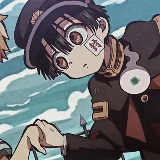 🏮 Hanako Toilet-Bound Hanako-kun Anime, Manga, Hanako-kun, Hanako-kun el fantasma del baño, Fantasma, Sobrenatural telegram sticker