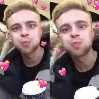 ❤ pria, hati, cinta, potret, selfie telegram sticker