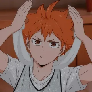 😳 Hinata Haikyuu!! Аниме, Хината, Haikyuu, Шоё, Волейбол, Спорт telegram sticker