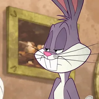 🥕 Bugs Bunny Looney Tunes dibujos animados, conejo, Looney Tunes, Bugs Bunny telegram sticker